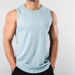Alphalete Lux Sleeveless Tee - Blue Summit
